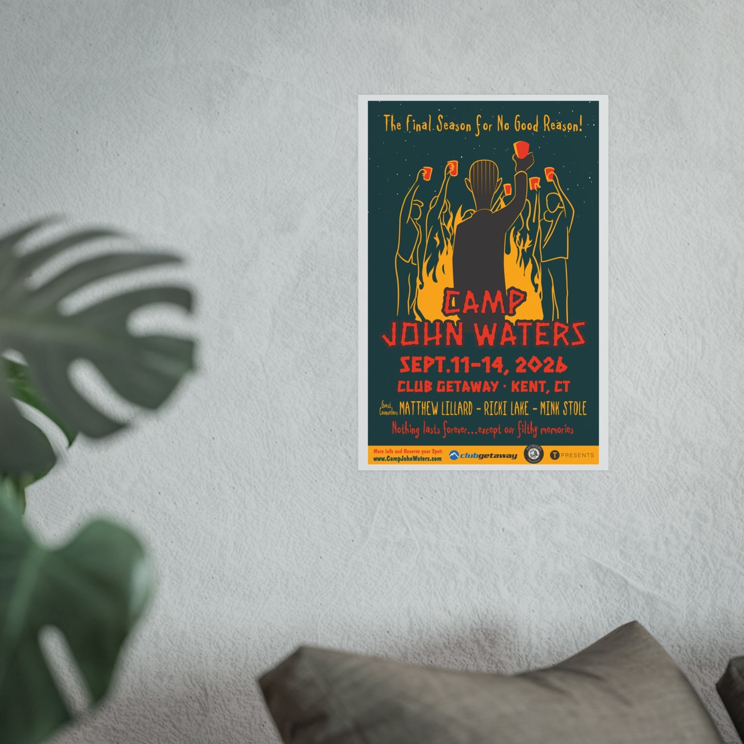 Camp John Waters Event Poster