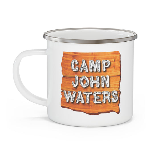 Camp John Waters Enamel Camping Mug