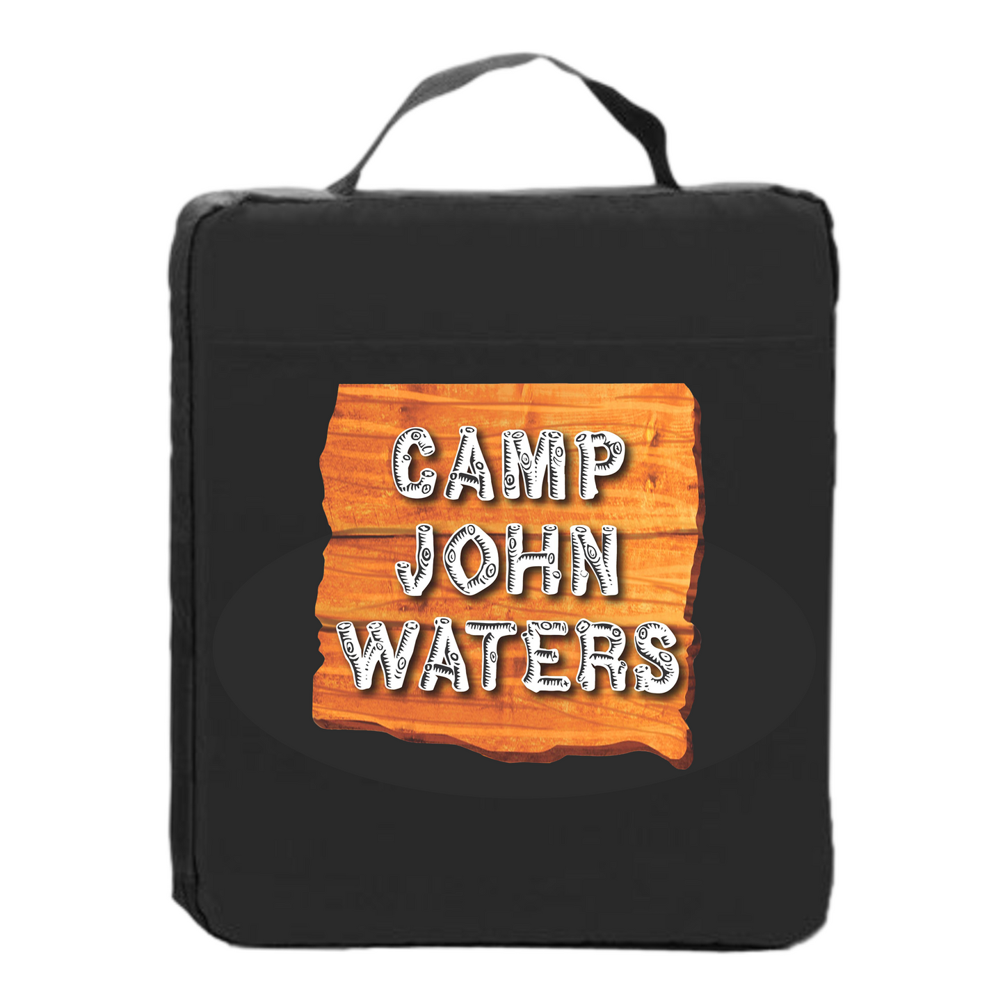 Camp John Waters Logo Stadium Cushion