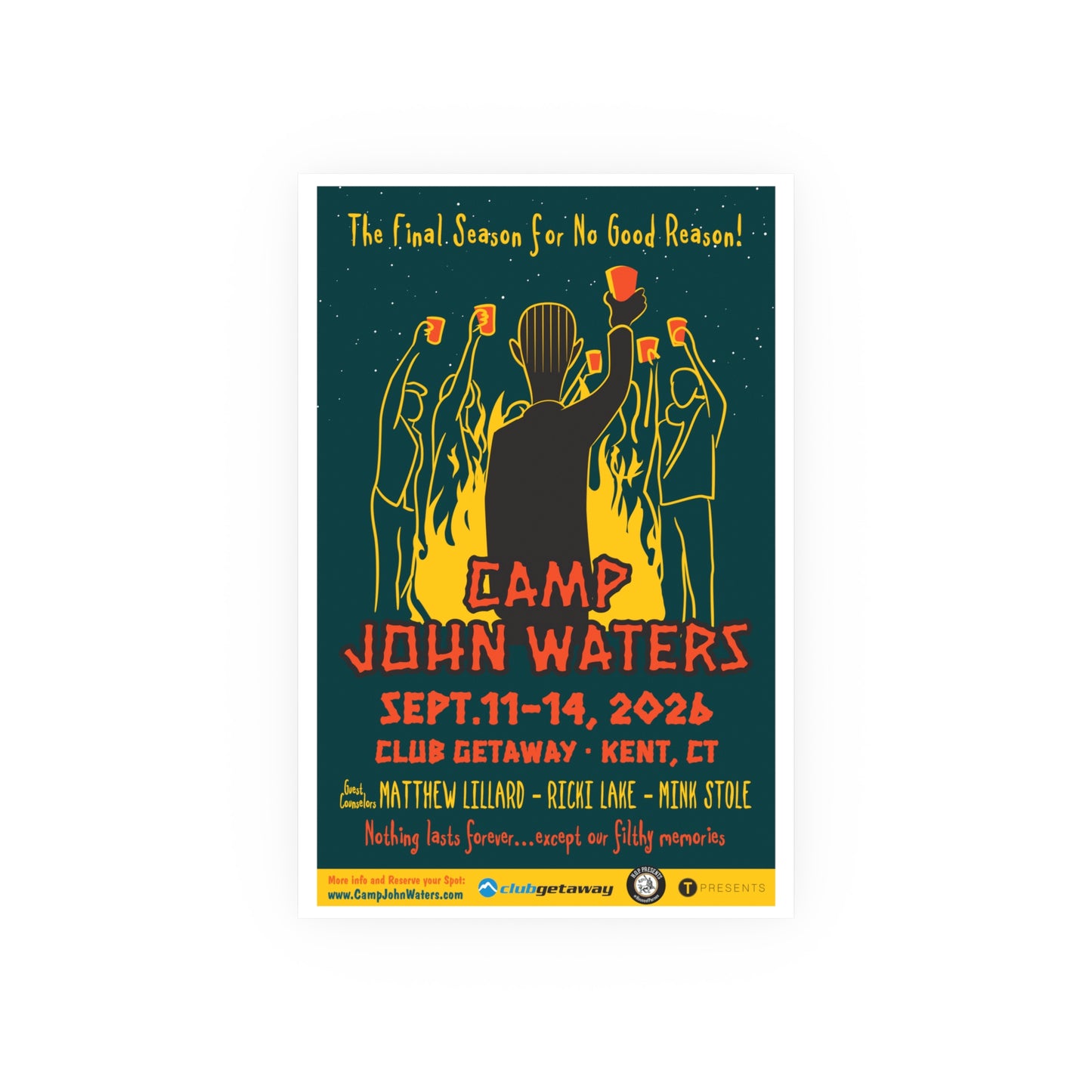 Camp John Waters Event Poster