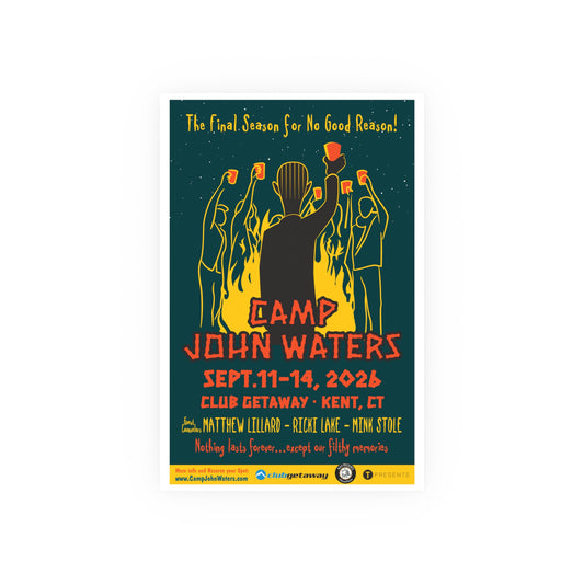 Camp John Waters Event Poster