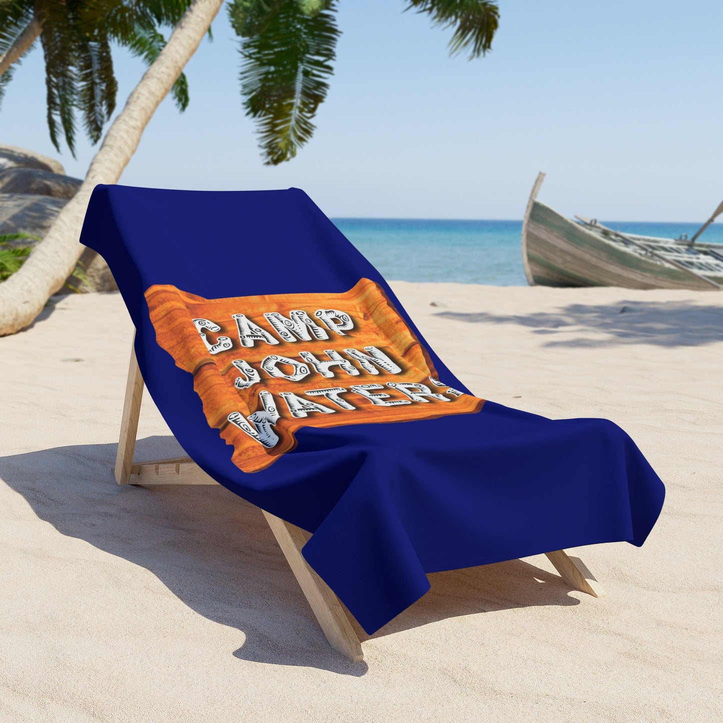 Camp John Waters Beach Towel