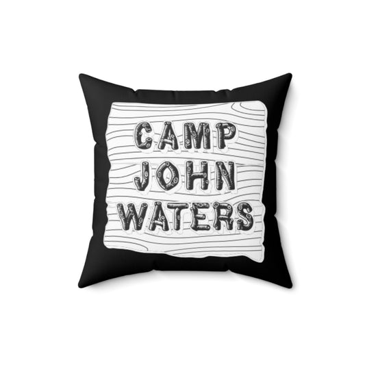 Camp John Waters Throw Pillow