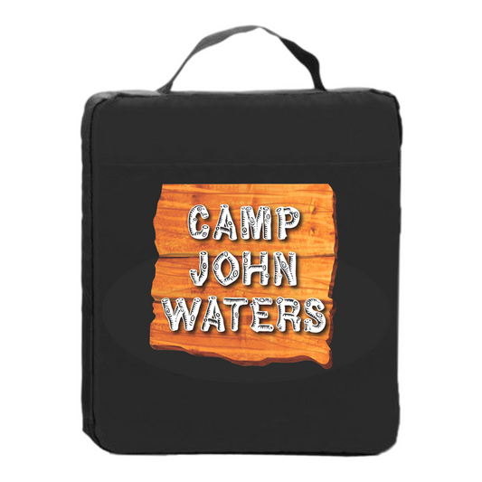 Camp John Waters Logo Stadium Cushion